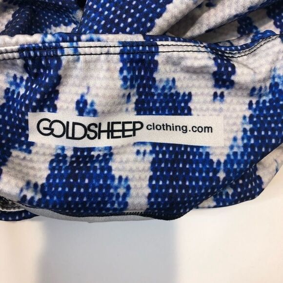 Goldsheep blue and gray capri leggings x small - Picture 3 of 4